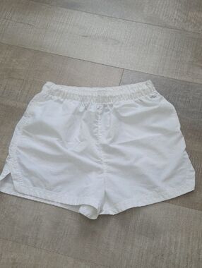 DSG White Elastic-Waist Athletic Shorts Small